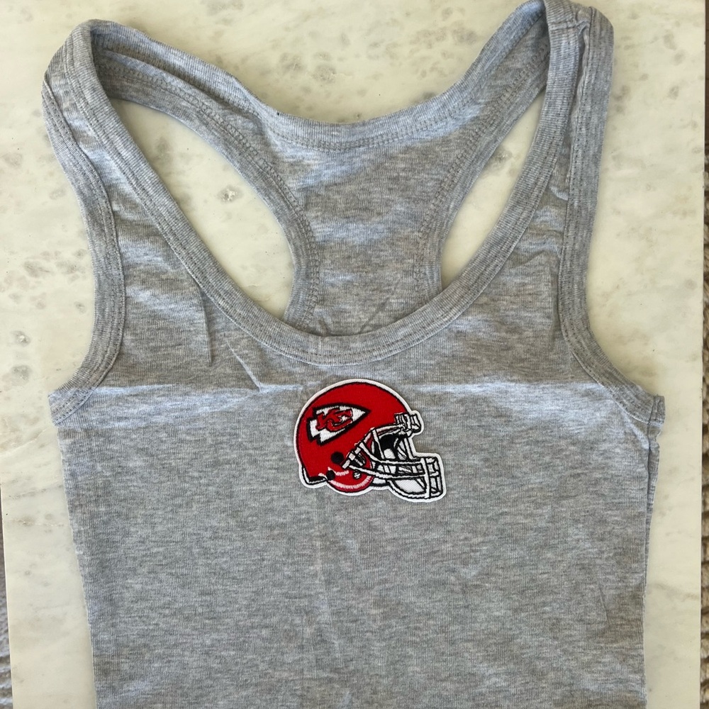 Kansas City Chiefs Gray Tank Top
